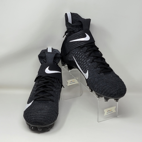 Nike Alpha Menace Elite 2 Black Football Cleats AO3374-001 Mens Size 16 New main image 4
